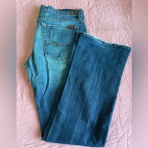 7 For All Mankind low rise bootcut jeans